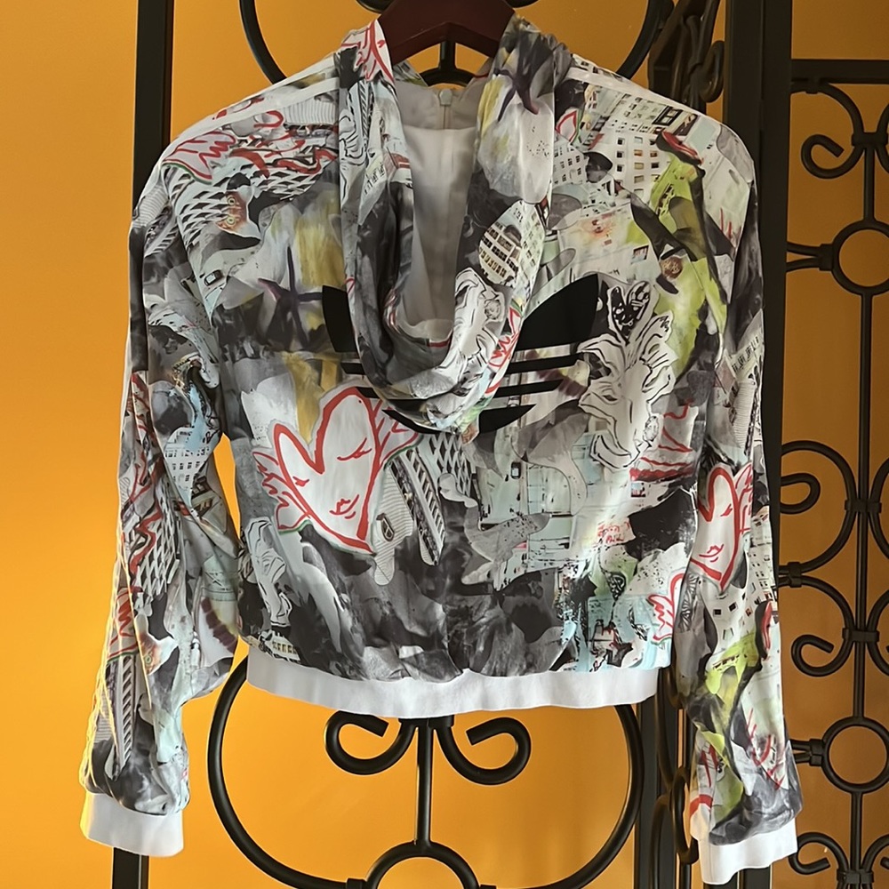 ADIDAS X TOPSHOP Tracksuit Top Hoodie Limited Edition Collection - Picture 9 of 13